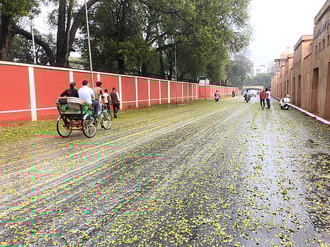 Hailstorm takes over Lucknow, leaving the city in a sunshine state of mind