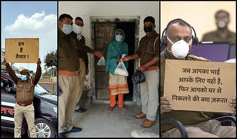 Kudos to the real-life heroes, who are bravely handling the lockdown in Lucknow