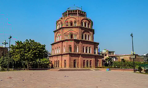 Satkhanda in Lucknow is a red-brick beauty, which should be on your 'to-visit' list post lockdown