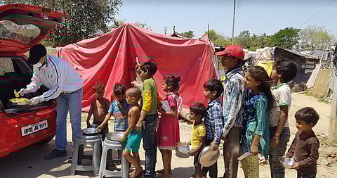 Driven by Lucknow boy Hemant Thakur, 'MOST' has distributed over 40,000 meals during this lockdown
