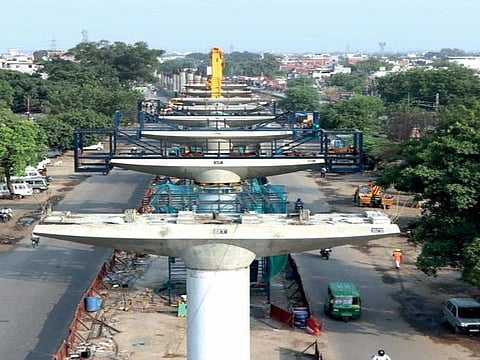 Kanpur Metro project in full swing; 258 pile caps placed already on the utility corridor