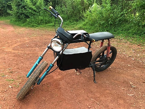 Mumbai-based George Dsouza invents a pollution-free e-bike in Goa worth ₹12,000