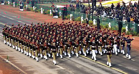 Proud moment for Lucknow: City girl marches in the NCC contingent at the R-Day parade
