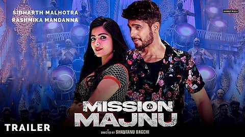 Actors Sidharth Malhotra & Rashmika Mandanna in Lucknow for espionage thriller, Mission Majnu!