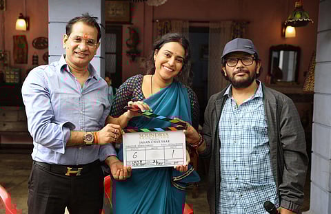 Actress Swara Bhaskar begins the shoot of her upcoming film 'Jahaan Chaar Yaar' in Lucknow