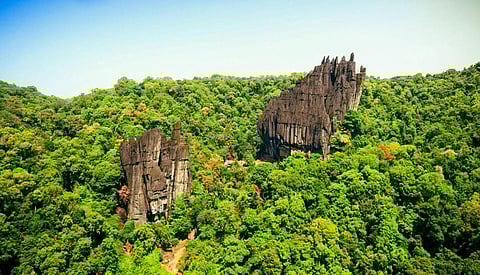 Take a detour from the beaches of Goa & don your explorer hat for a hike to the Yana Caves!