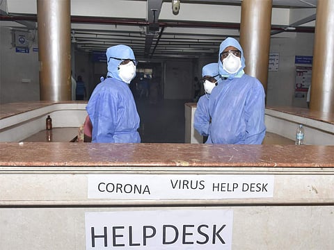 COVID-19 help desk set up in Jaipur's Swasthya Bhawan to address related issues & queries