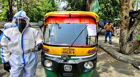 Free auto-rickshaw ambulance service for COVID positive patients launched in Lucknow today