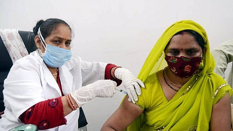 Indore city reports 100% first dose inoculation of eligible citizens