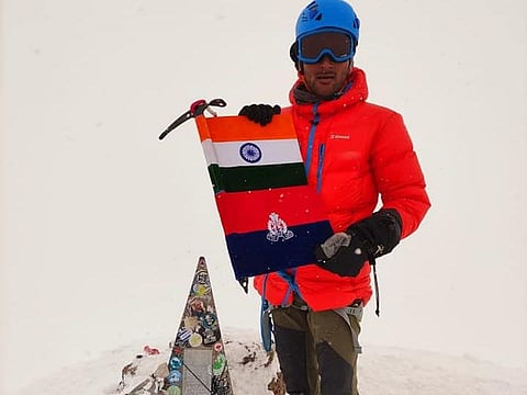 UP ATS commando Ashish Dixit successfully scales Mt. Elbrus in Russia