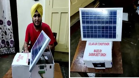 BTech student from Kanpur designs a new solar-powered AC to cut down on global warming