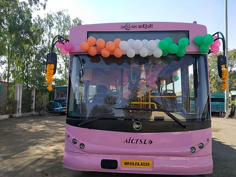 New bus service for the women, by the women, starts in Indore!