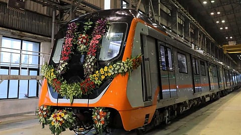 First 'Make in India' train set for Kanpur & Agra metro flagged off from Gujarat today!