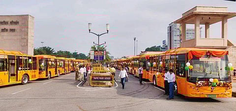 Newly launched e-buses to connect Lucknow to nearby rural areas from October 25