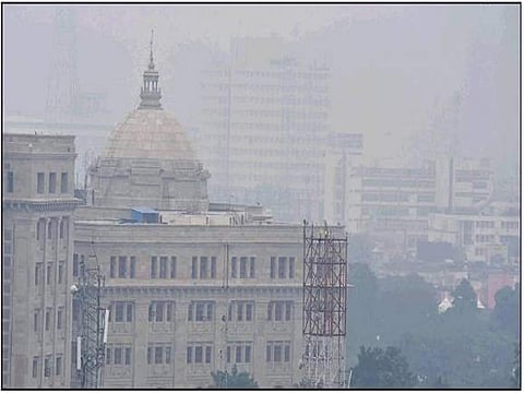 Rise in the AQI level causes trouble in Lucknow
