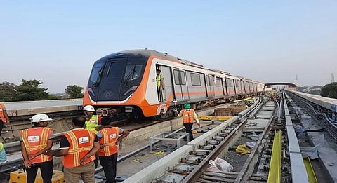 UPMRC successfully completes the maiden run of Kanpur Metro!