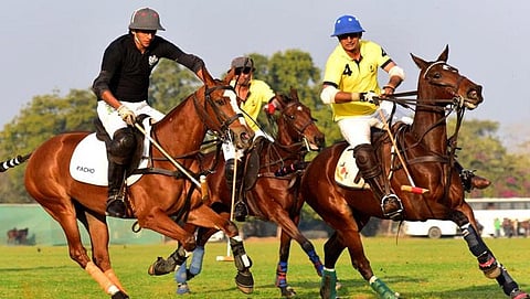 Reel in the royal vibes at the 15-goal international polo match in Jaipur today!
