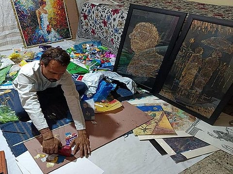 Indore's Sunil Vyas makes a mark with unique artefacts made out of waste materials