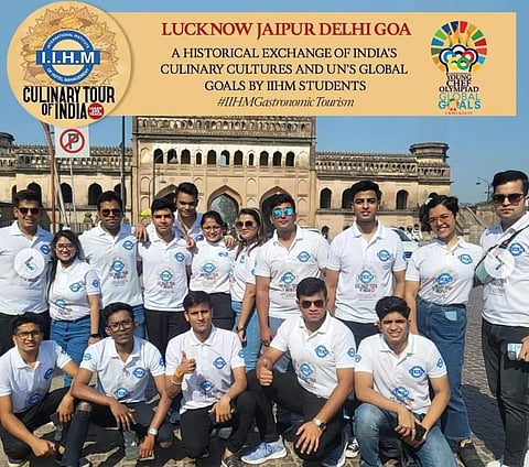 IIHM kicks off culinary educational tour 2022 with a visit to Lucknow, Jaipur, Delhi & Goa