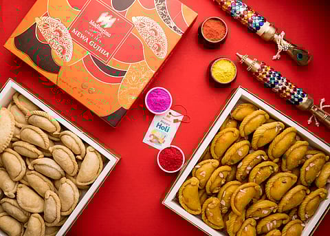 Add some shimmer to your Holi celebrations in Lucknow with Gold Gujiyas from Madhurima