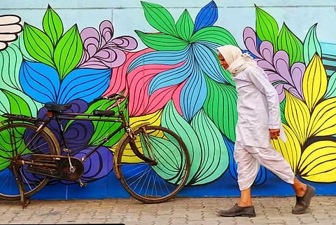 In Pics | Artists revive street art in Indore, paint walls with vibrant & beautiful designs