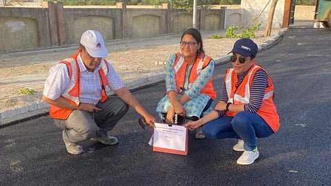 LDA builds the first sustainable road in Lucknow!