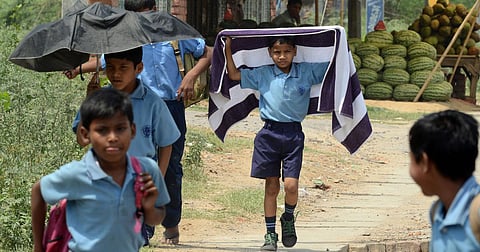 As heatwaves intensify in Indore authorities announce new timings for school students