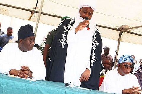 Sultan of Sokoto, Osun state govern or and other dignitaries
