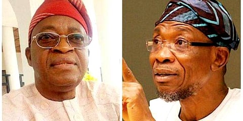 Adegboyega Oyetola and Rauf Aregbesola
