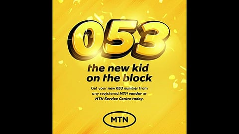 A flyer from MTN announcing the new code