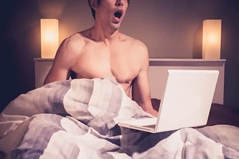 Man Masturbating
