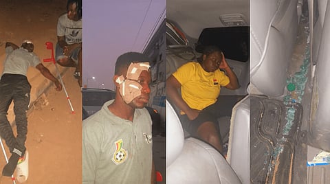Injured Team Members from the attack