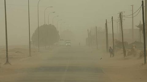 Cameroon has issued a warning that the dust storm may result in traffic accidents