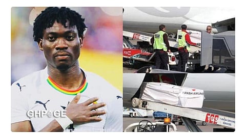 Christian Atsu's mortal remains