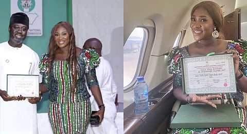 Mercy Johnson and Husband