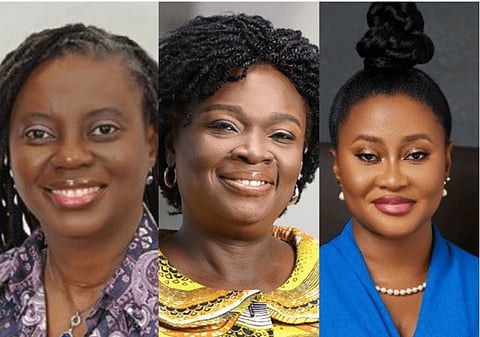 Dr. Victoria Kwakwa, Georgette Barnes Sakyi-Addo, Angela Kyerematen-Jimoh