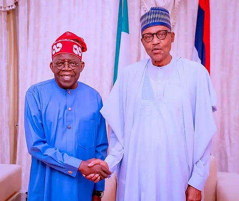 Bola Tinubu and President Buhari