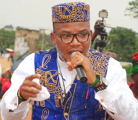 Mazi Nnamdi Kanu, leader of the Indigenous people of Biafra (IPOB)