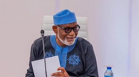 Akeredolu, the governor of Ondo State