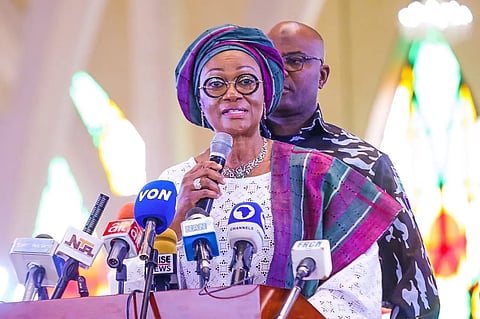 Senator Remi Tinubu, First lady of Nigeria.