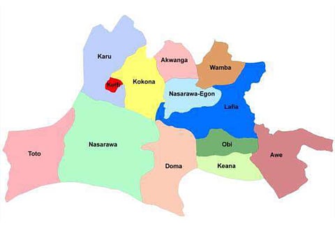 Nasarawa state map