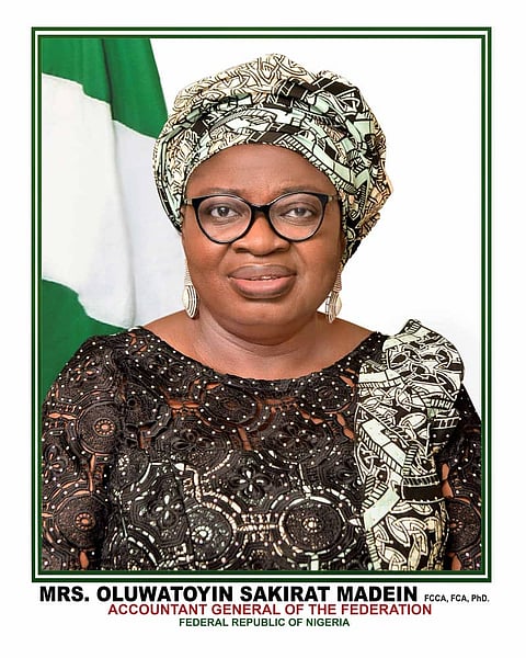 Dr. Oluwatoyin Madein, the accountant general of the federation