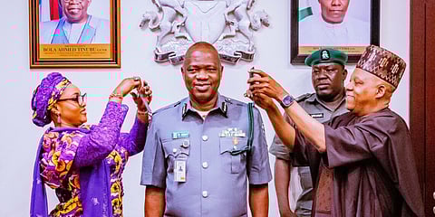 VP Shettima Decorates Adeniyi As New Customs CG
