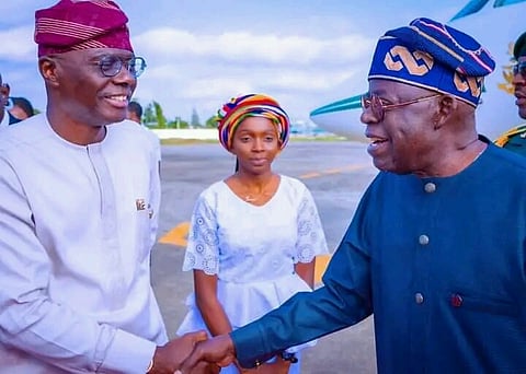 President Tinubu and Governor Sanwo-Olu of Lagos