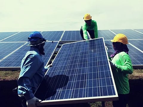 Installation of solar panels