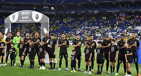 Brazil anti-racism jerseys