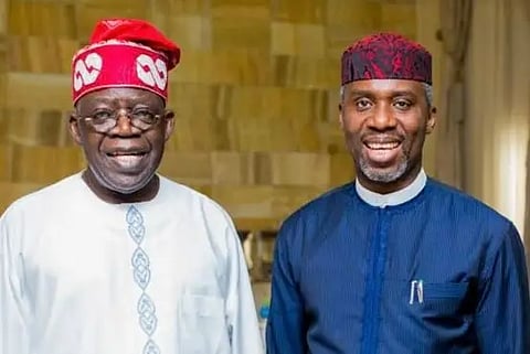 President Tinubu and Uche Nwosu