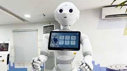 First Bank Humanoid Robot