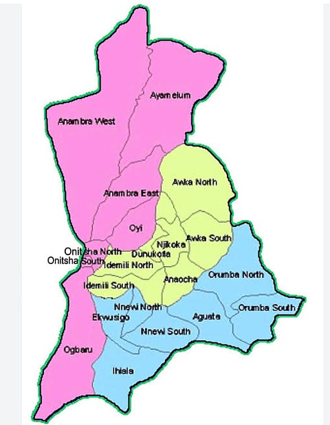 Anambra State Map