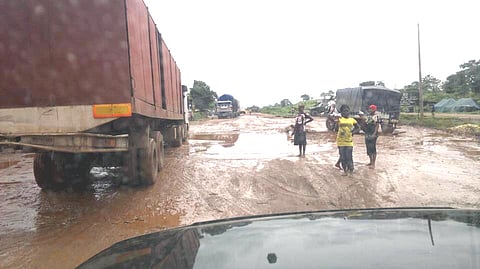 Bad state of East West road